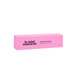 Le Mini Macaron Sanding Block Pink hos parfumerihamoghende.dk 